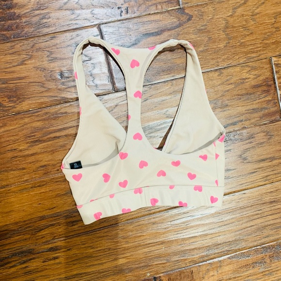 Beach Riot Twist Top in Famous Taupe Heart XS - Picture 5 of 8